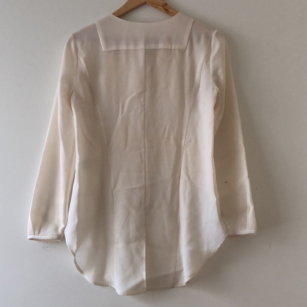 Rag & Bone Tuxedo High Low Button Down Blouse - image 8